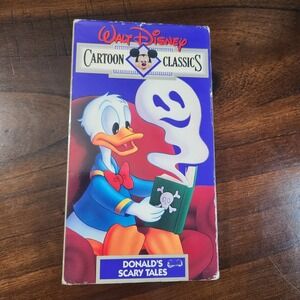 Walt Disney Cartoon Classics: Donald's Scary Tales Vol 13 VHS 1987. Vintage